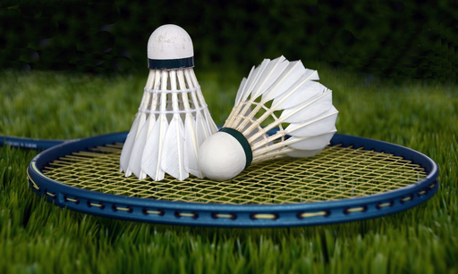 Lass den Federball beim Badminton fliegen!